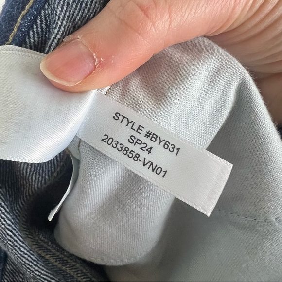 NWOT J. Crew Midlength Denim Jean Long Shorts in Indigo Dark Wash Size 27 - Picture 8 of 8